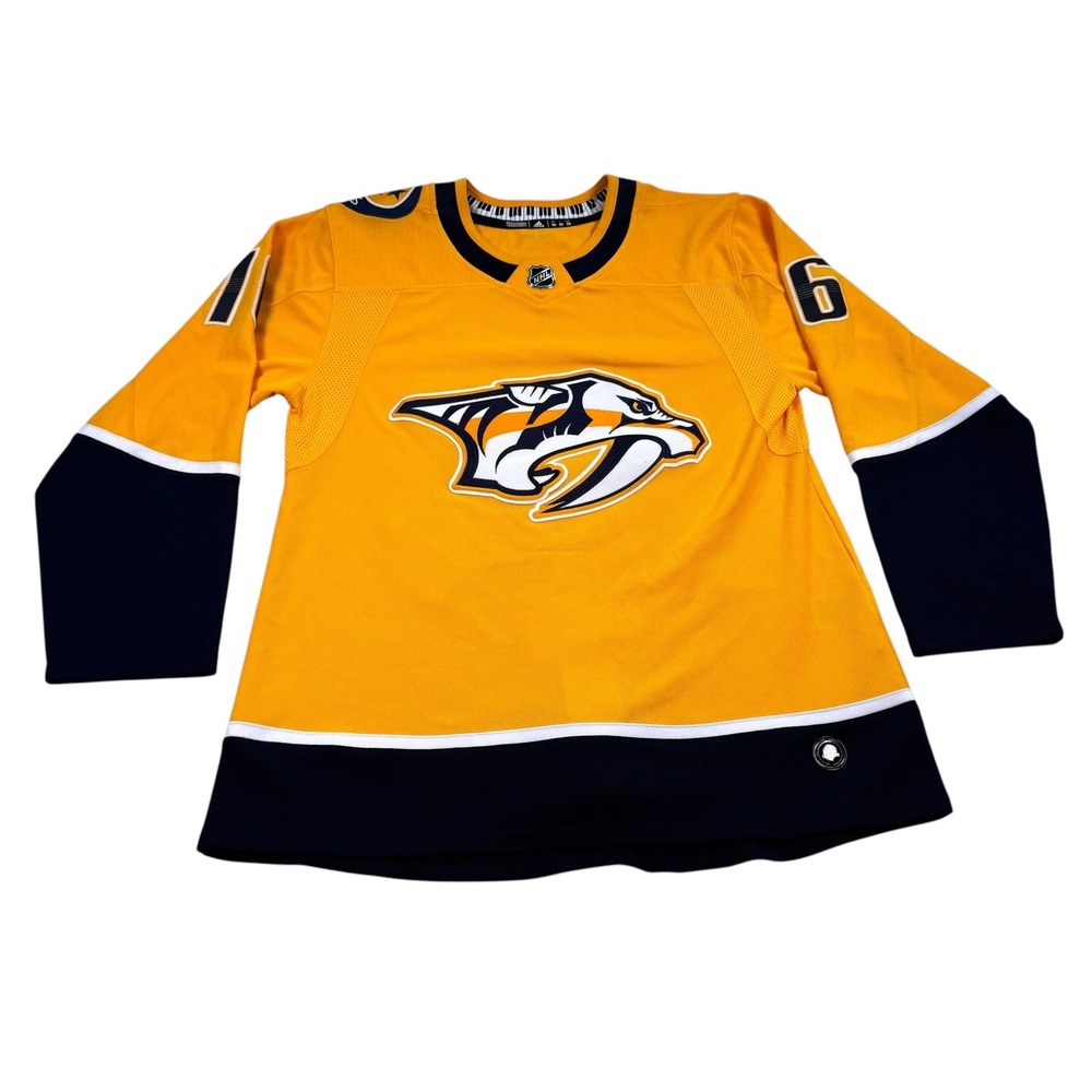 Nashville Predators Jersey Mens 50 Medium Yellow NHL Hockey Subban 76 Adidas